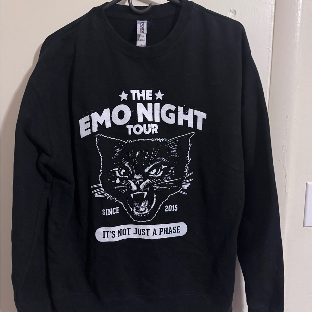 Black Emo Night Tour Sweatshirt